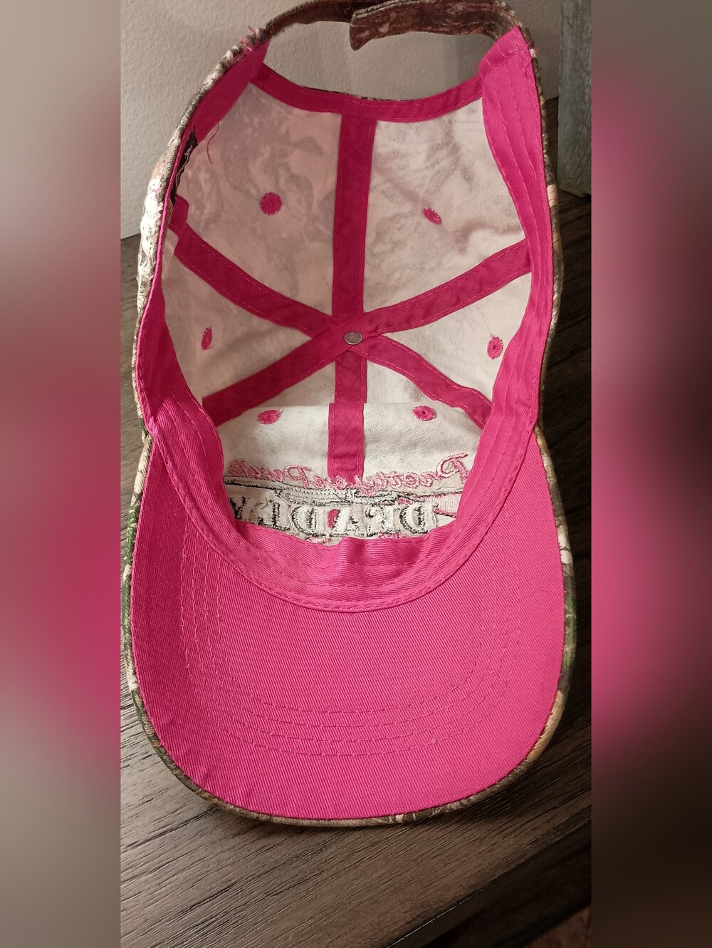 Realtree Pink and Camo Trim Cap - Picture 2 of 9